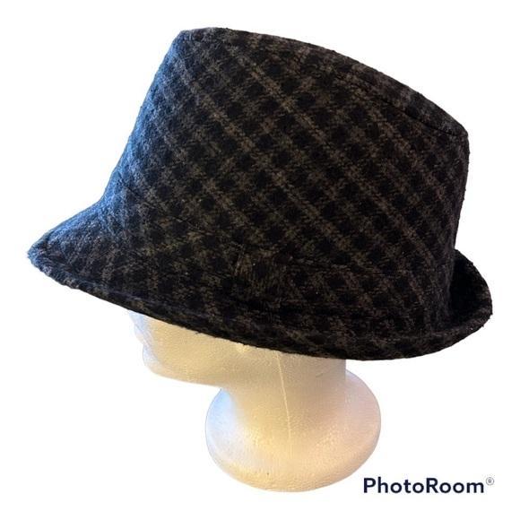 Fedora Grey/Black Checkered Excellent Condition - Picture 1 of 5